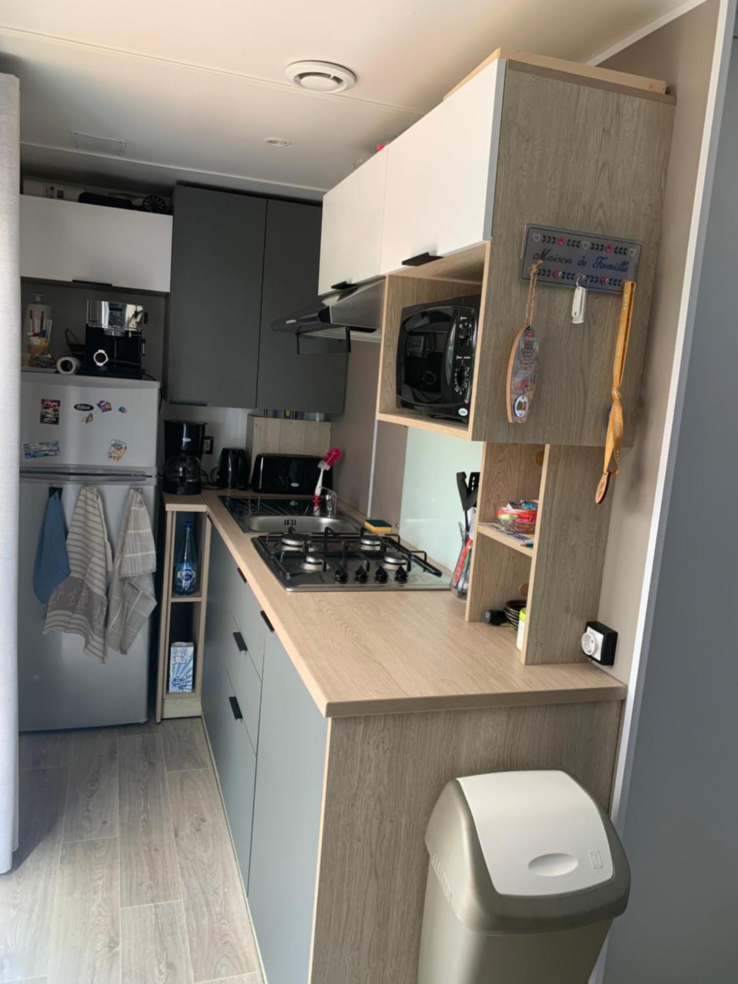 Le Mobilhome De Evelyne Et Serge Lit-et-Mixe Luaran gambar