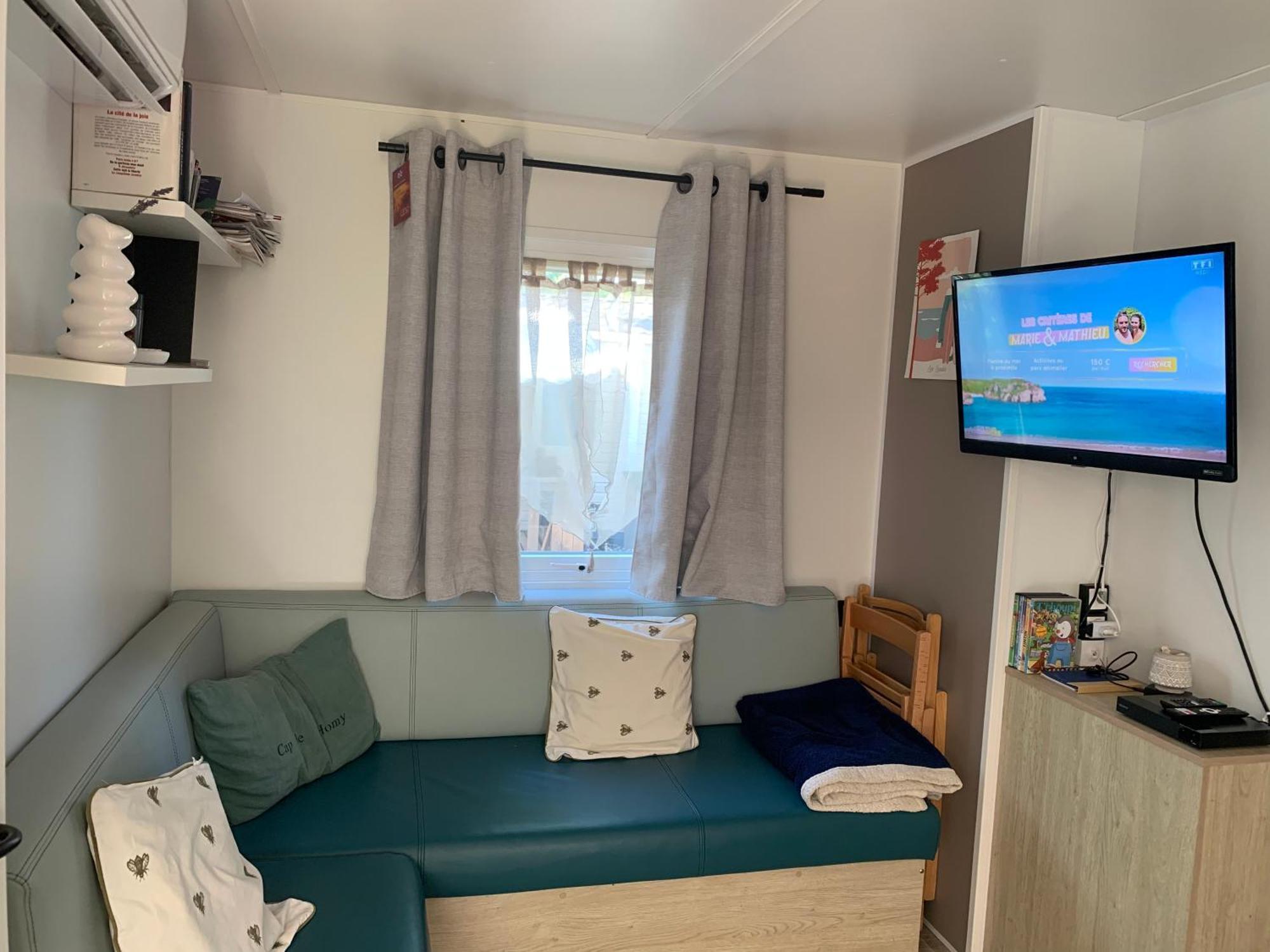 Le Mobilhome De Evelyne Et Serge Lit-et-Mixe Luaran gambar